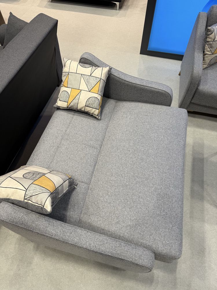 NOWA VOX Sofa 2 osobowa piekna 140 dluga unikalna szara