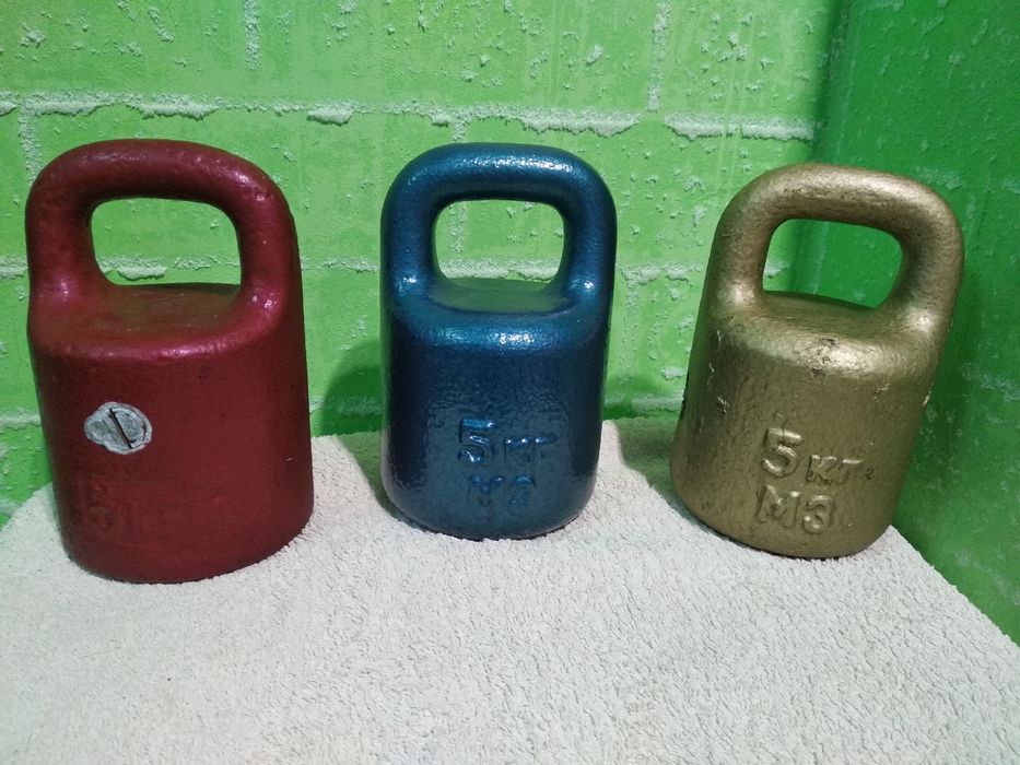 Гиря вагова залізна  5 кг, 2 кг, 1 кг, 0,5 кг, 0,2 кг