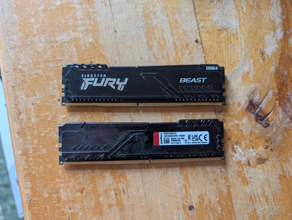 Озу HyperX Fury 2x8 3200mhz