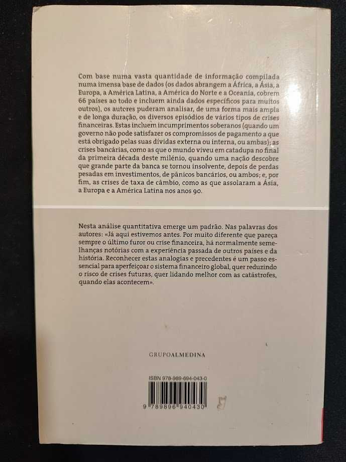 (Env. Incluído) Desta Vez é Diferente de Carmen Reinhart e Kenneth