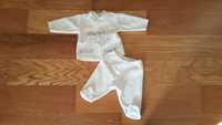Conjunto de camisola e calças para recém-nascido