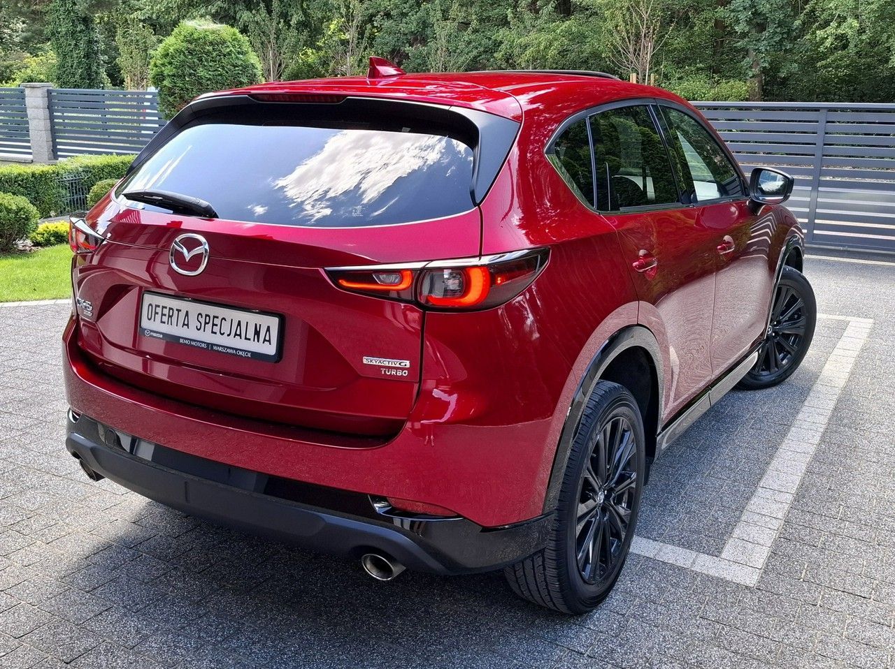 Mazda CX-5 2,5 T, 227 KM, Skóry, Pamięci, kamera, radar, wentyl. fotele, szyber