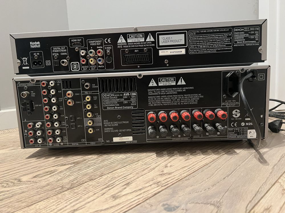 Kino domowe Denon AVR 1306