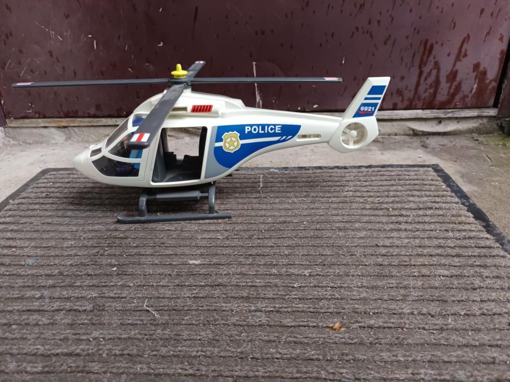 Śmigłowiec helikopter policyjny z zalogą od Playmobil