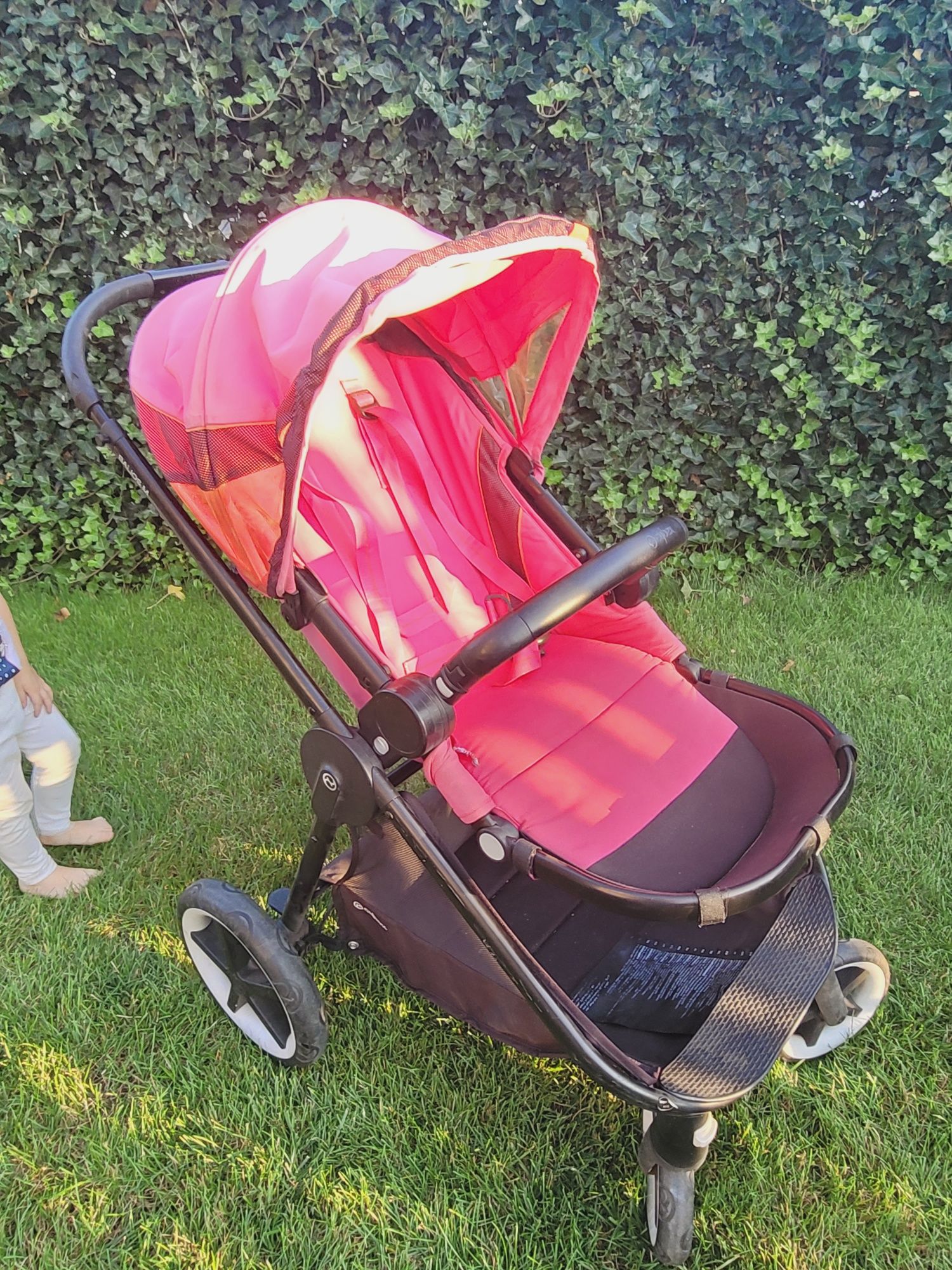 Różowy wozek Cybex Balios M