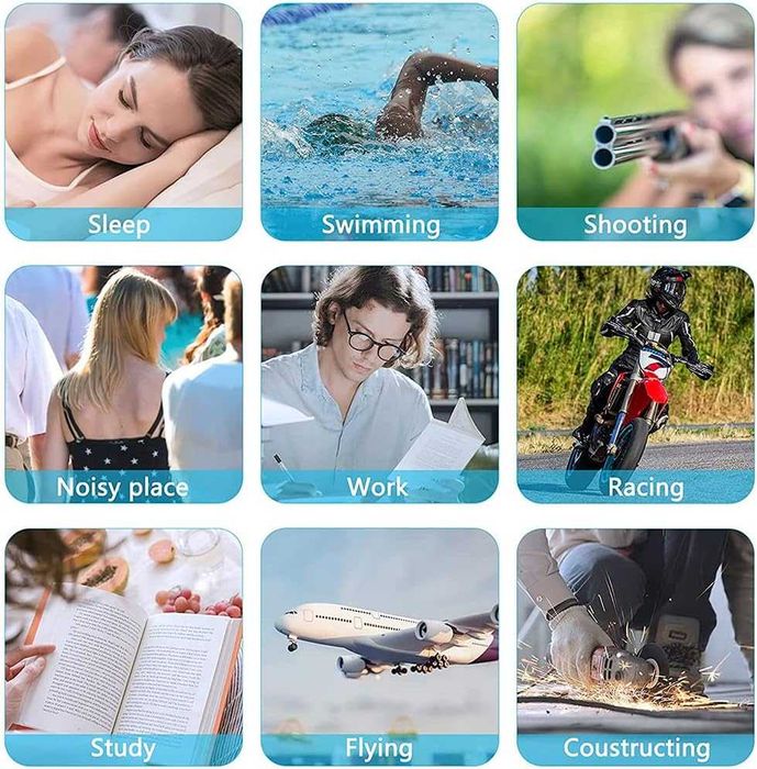 Zatyczki do uszu HURT 5 par zatyczek Razem 250 kompletów HURT