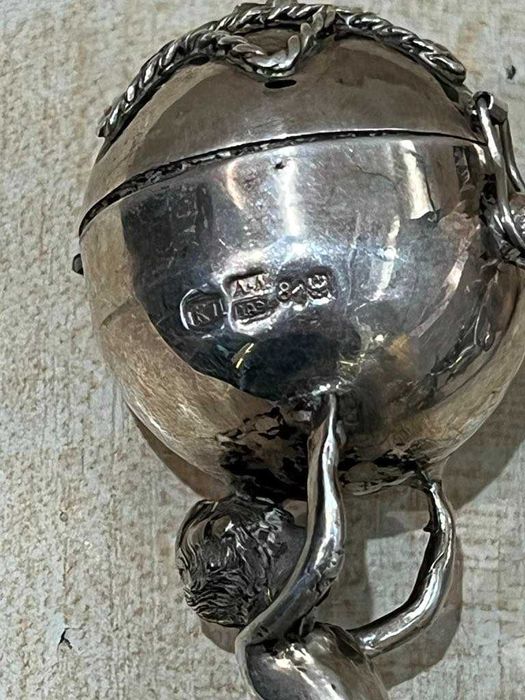 Srebro, balsaminka, balsaminki, carska Rosja, próba 84/Komis Krzysiek