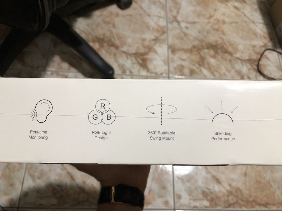 Kardioidalny Mikrofon Pojemnościowy RGB 360 st. Popfiltr Comica STA-U1