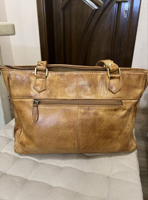 Шкіряна сумка-тоут  Rowallan