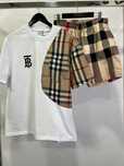 Conjunto burberry preto e branco