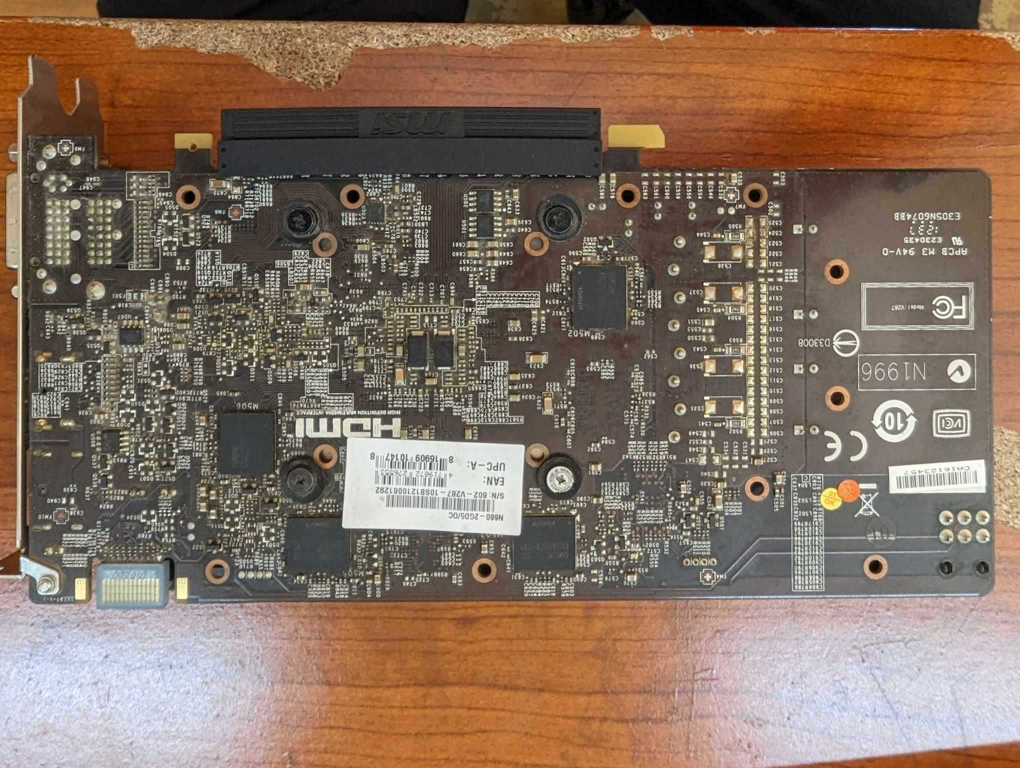 Karta Graficzna MSI GeForce GTX 660, 2GB Ram, DDR5