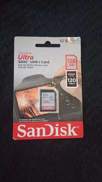 SanDisk Ultra SD-card - 120/10MB - 128GB