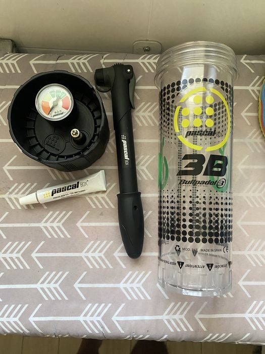 Pack padel sapatilhas e Pressurizador
