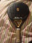 Raquete padel Siux black carbon luxury