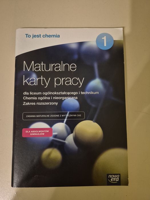 Maturalne karty pracy chemia zakres rozszerzony