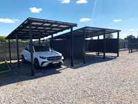 Carport, zadaszenie pod fotowoltaikę, wiata samochodowa