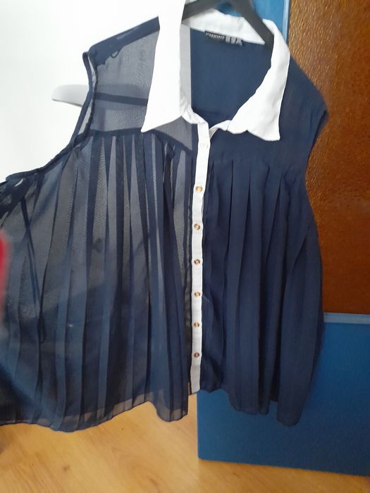 bluzka koszula tiulowa 48 4xl