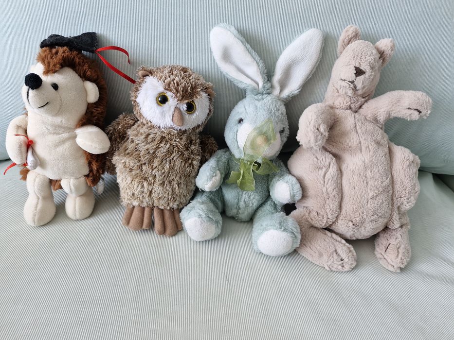 Zestaw pluszaków zwierzątka