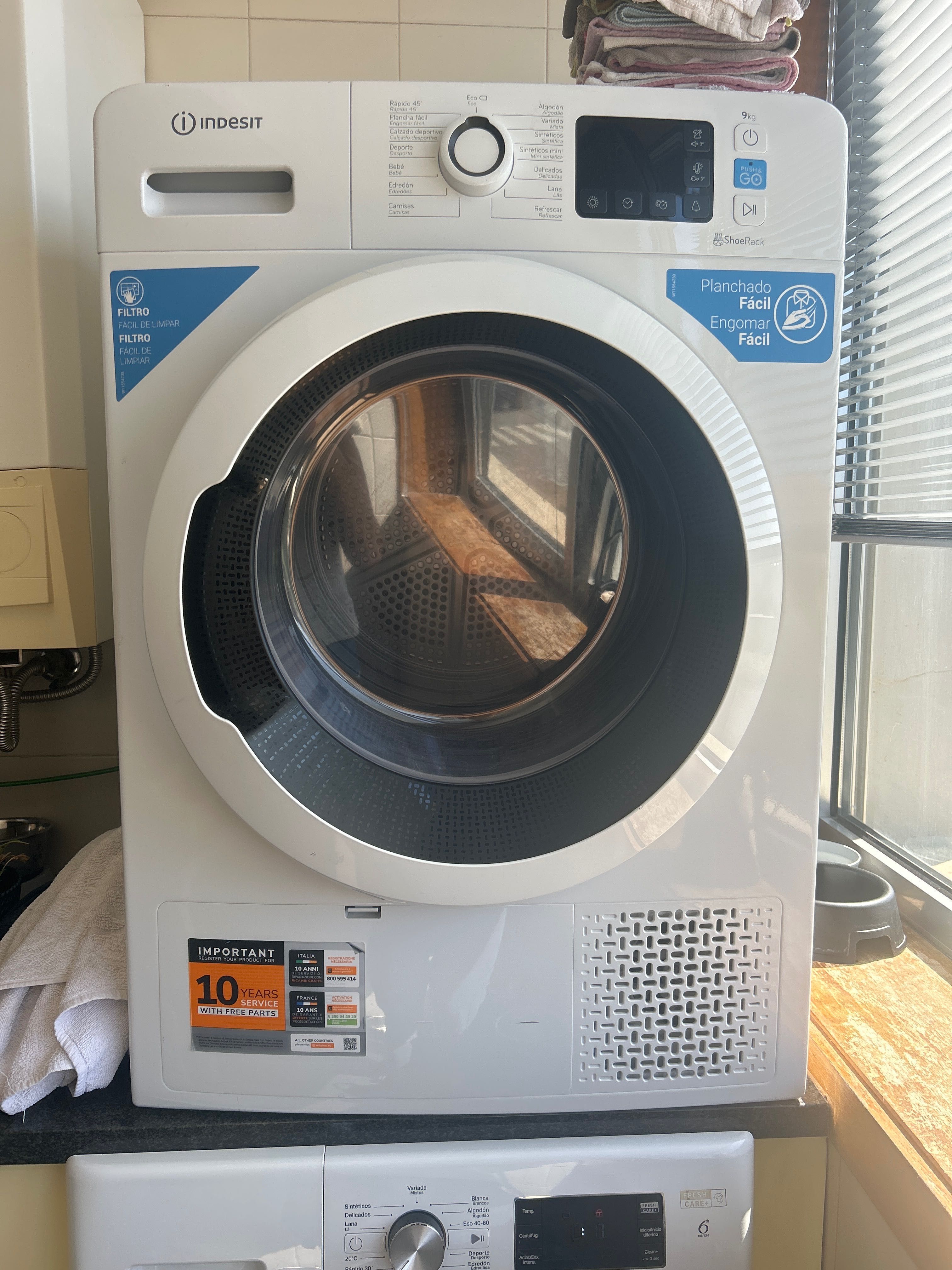 Máquina de secar roupa 9kg