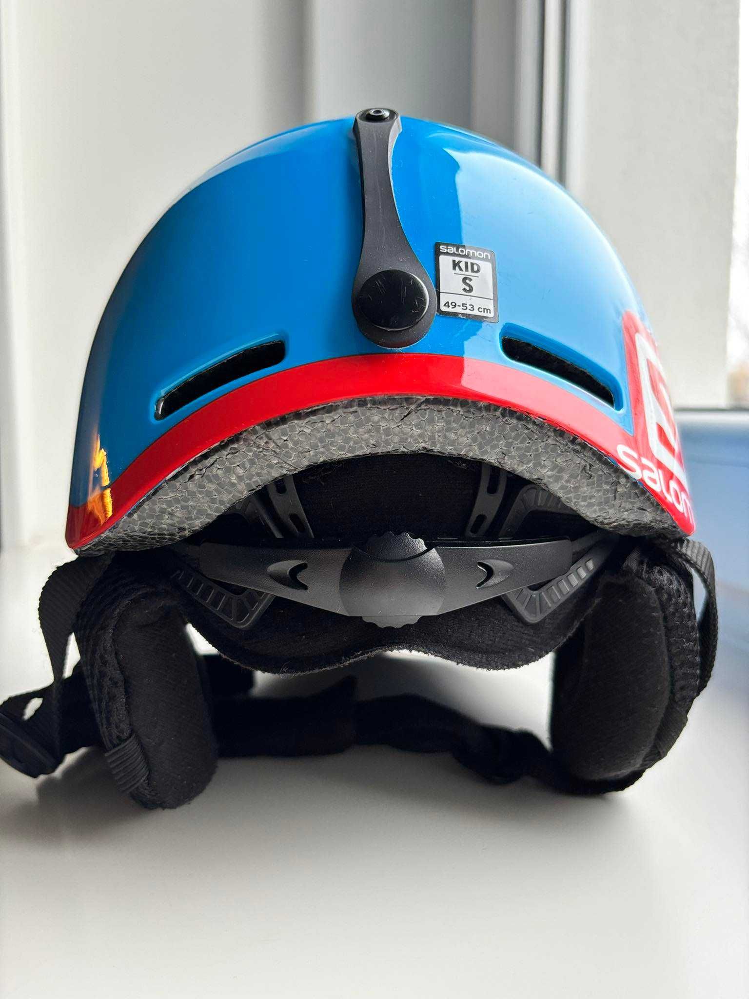 Kask dziecięcy firmy SALOMON model GROM Blue/Red