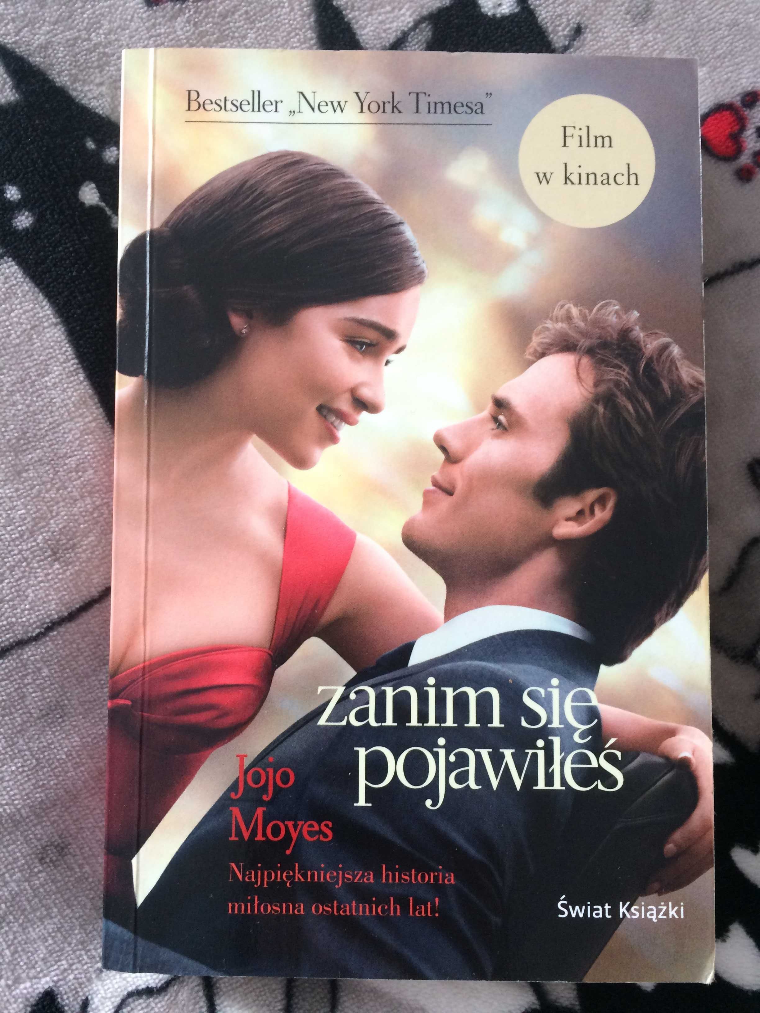 "Zanim się pojawiłeś" Jojo Moyes - okładka filmowa