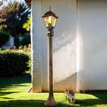 Rustykalna lampa z czujnikiem ruchu