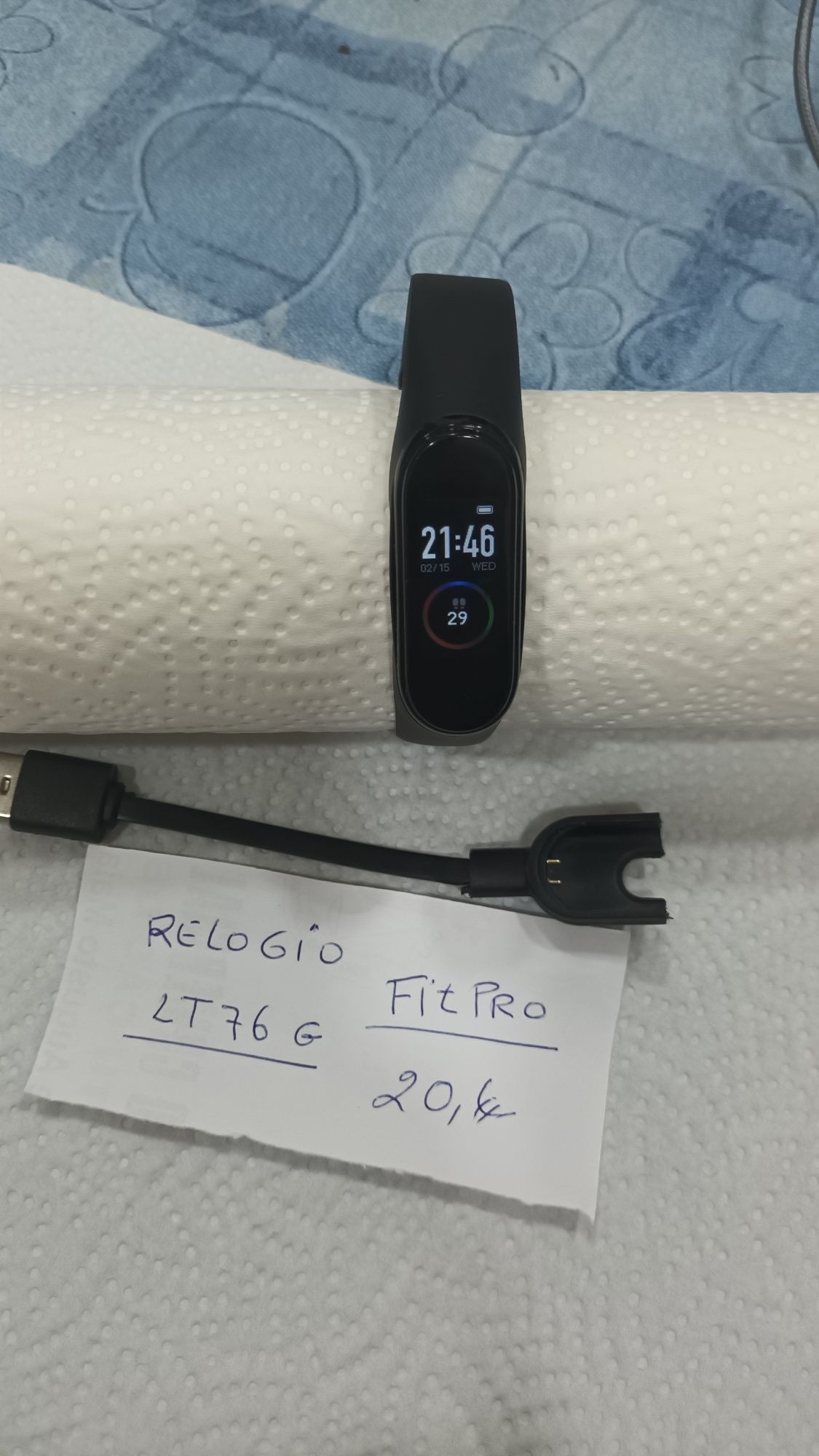 15€ relógio smartwatch Fitpro novo