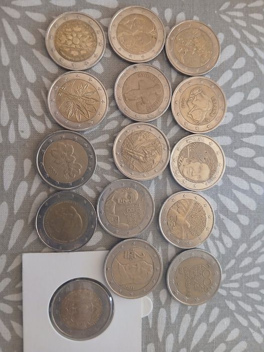 Moedas de 2€ para troca