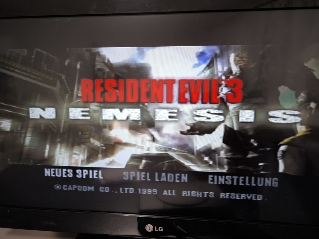 Resident Evil 3 PlayStation 1 ps1 psx