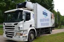 Scania P 320 CHŁODNIA SUPRA 1150 Mt WINDA 1,5 t TYLKO 442000 km  KLIMATYZACJA opony 80 % bardzo ładny stan KAMERA cofania