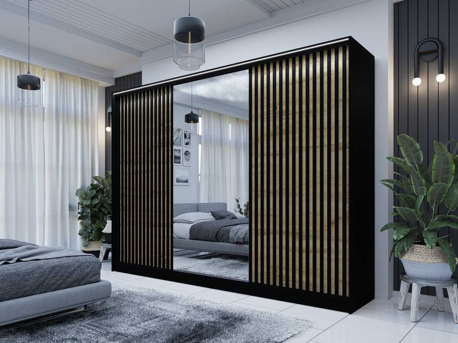 Promocja!!! Szafa przesuwna z lamelami 150x205x56