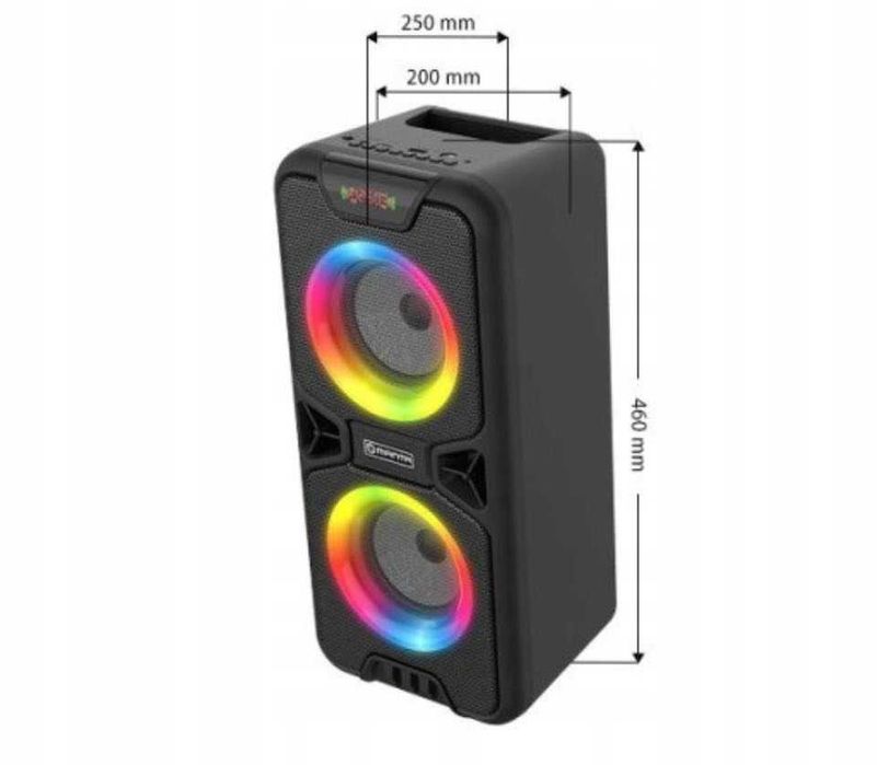 Głośnik Bluetooth Przenośny usb Karaoke USB AUX Mikrofon