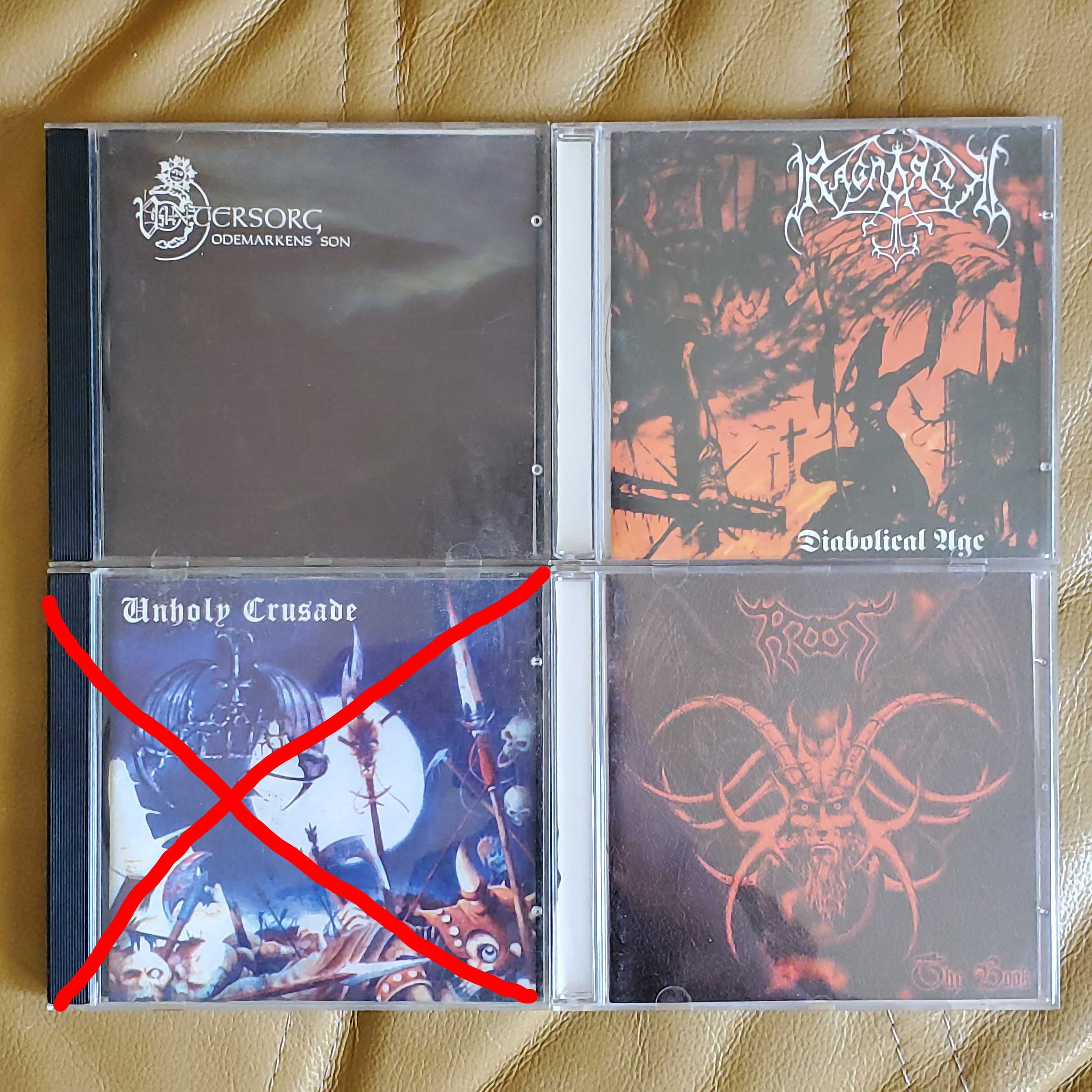 CD диски Overkill, Krisiun, Die Apokalyptischen Reiter, Tristania,Root