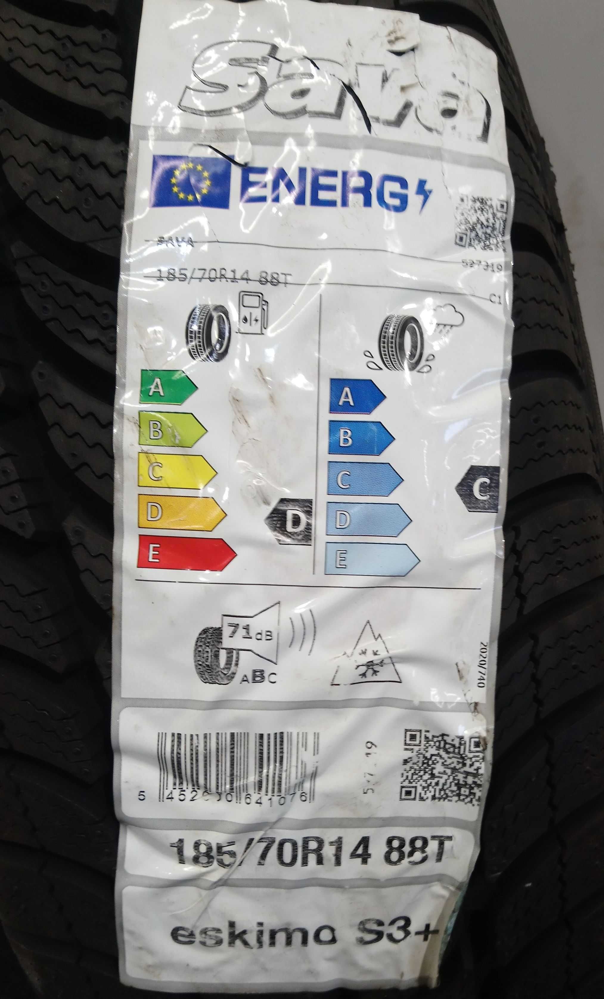 185/70R14 Sava Eskimo S3 + 88T // NOWA