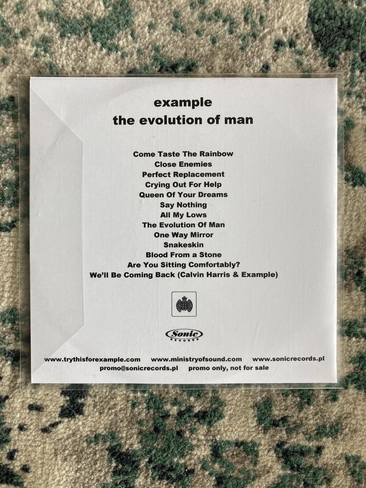 Płyta CD example - the evolution of man