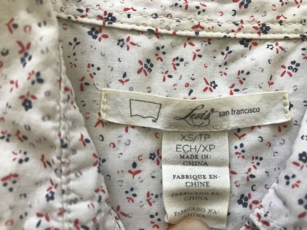 Koszula z krótkim rękawem xs Levis