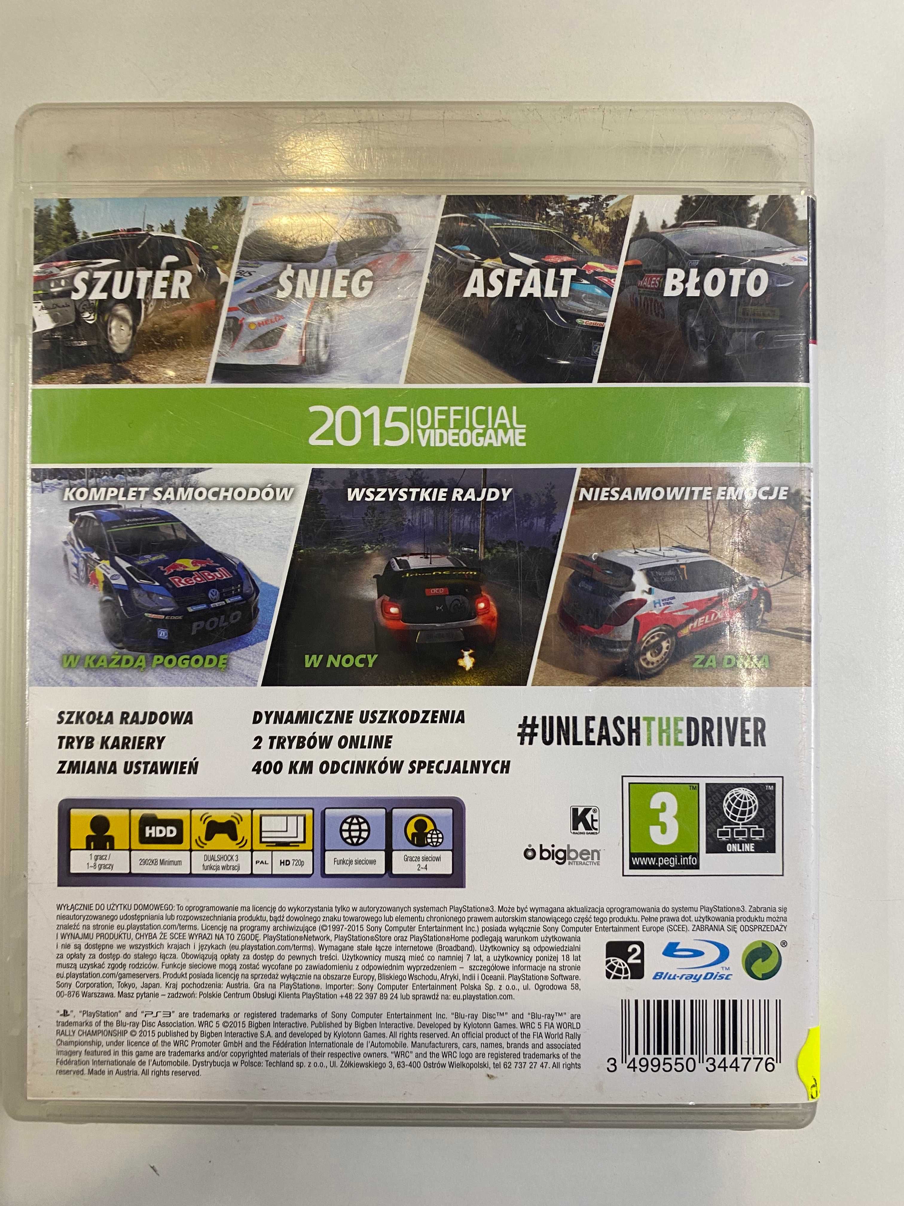 WRC 5 PS3 Sklep Iława