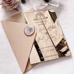 Luxuoso Convite de Casamento