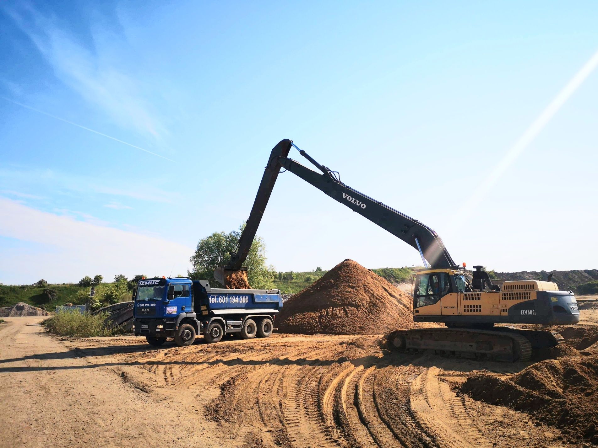 Transport i sprzedaż piasku,kruszyw kobierzyce żórawina wrocław