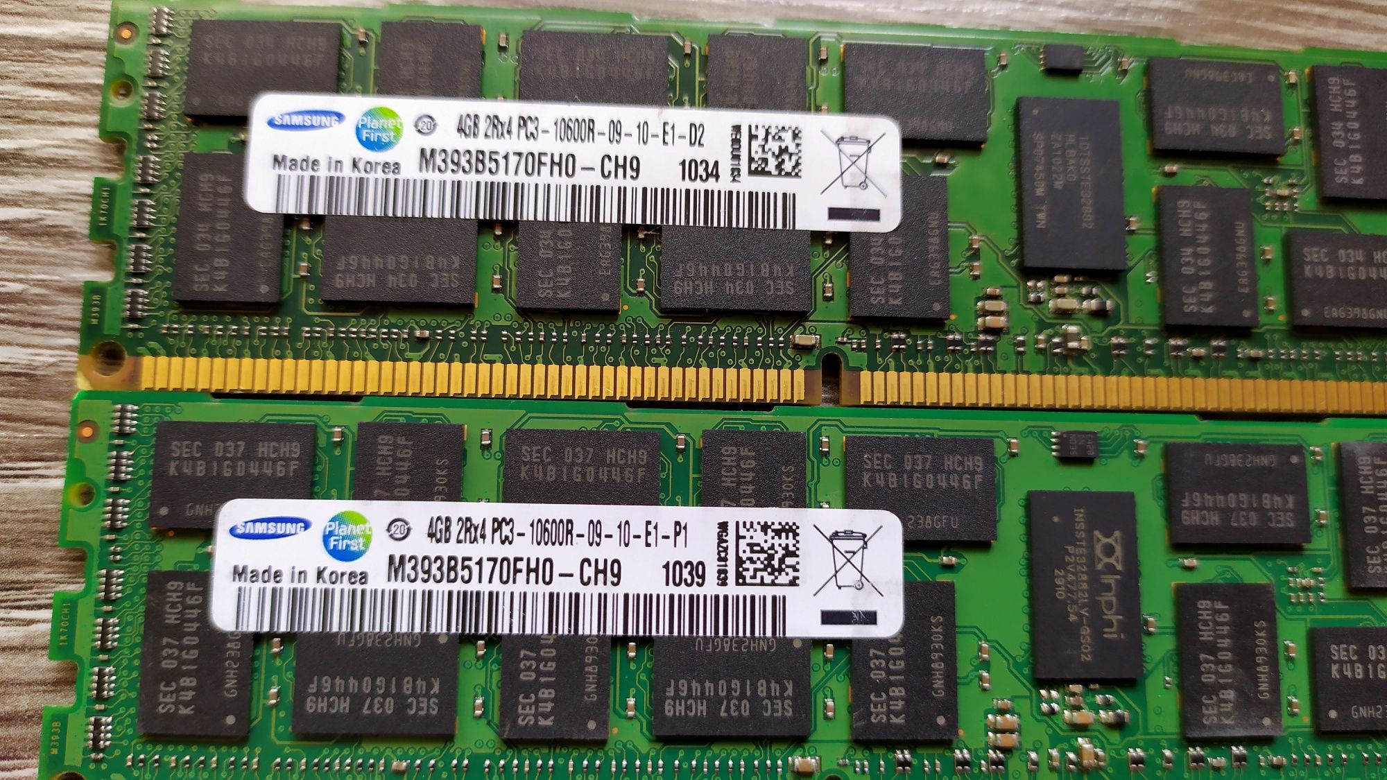 8 гб (4*2) Модуль оперативной памяти  ddr3 1333 Mhz 10600