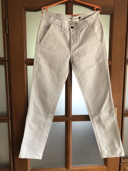 Jeansy skinny chino