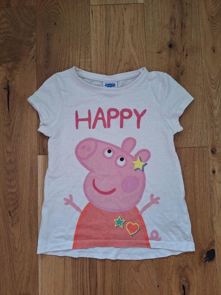 Swinka Peppa bluzka z krotkim rekawem r. 116 t-shirt Peppa Pig