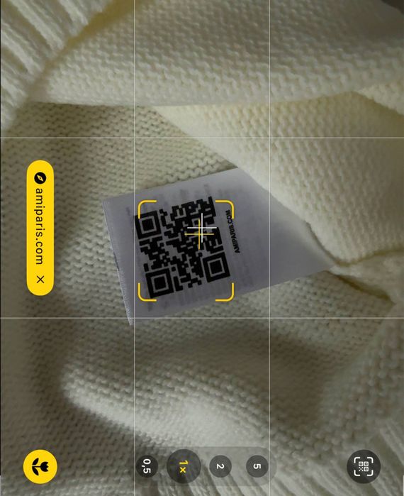 Светр Ami чоловічий білий светр амі чоловічий білий бавовняний