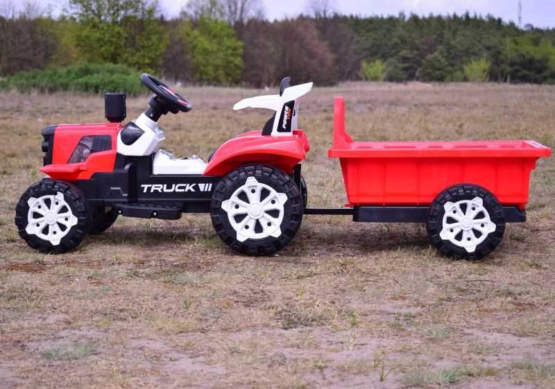 Traktor URSUS Ciągnik Elektryczny PRZYCZEPA Auto Akumulator RC DZIECI