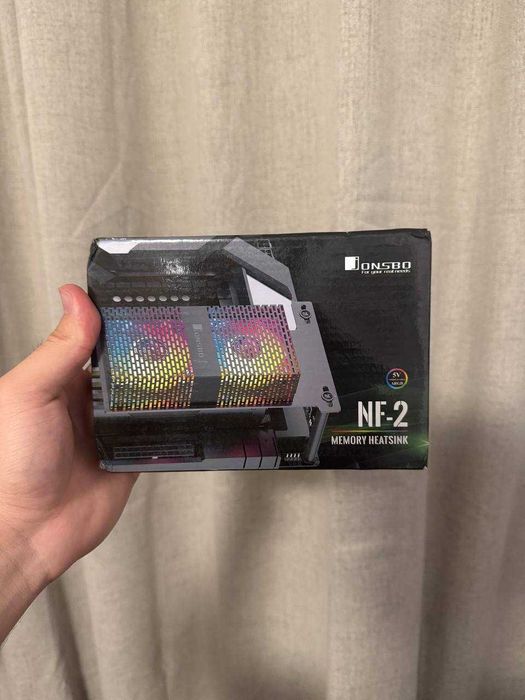 Кулер для Оперативної Пам'яті Jonsbo NF-2 ARGB Dual-Fan Memory Cooler