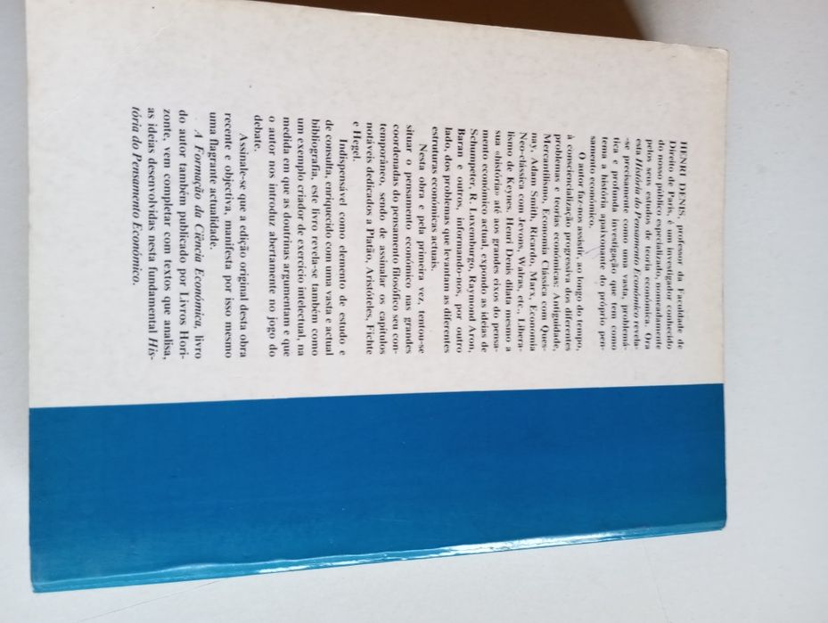 Henri Denis - História do pensamento económico