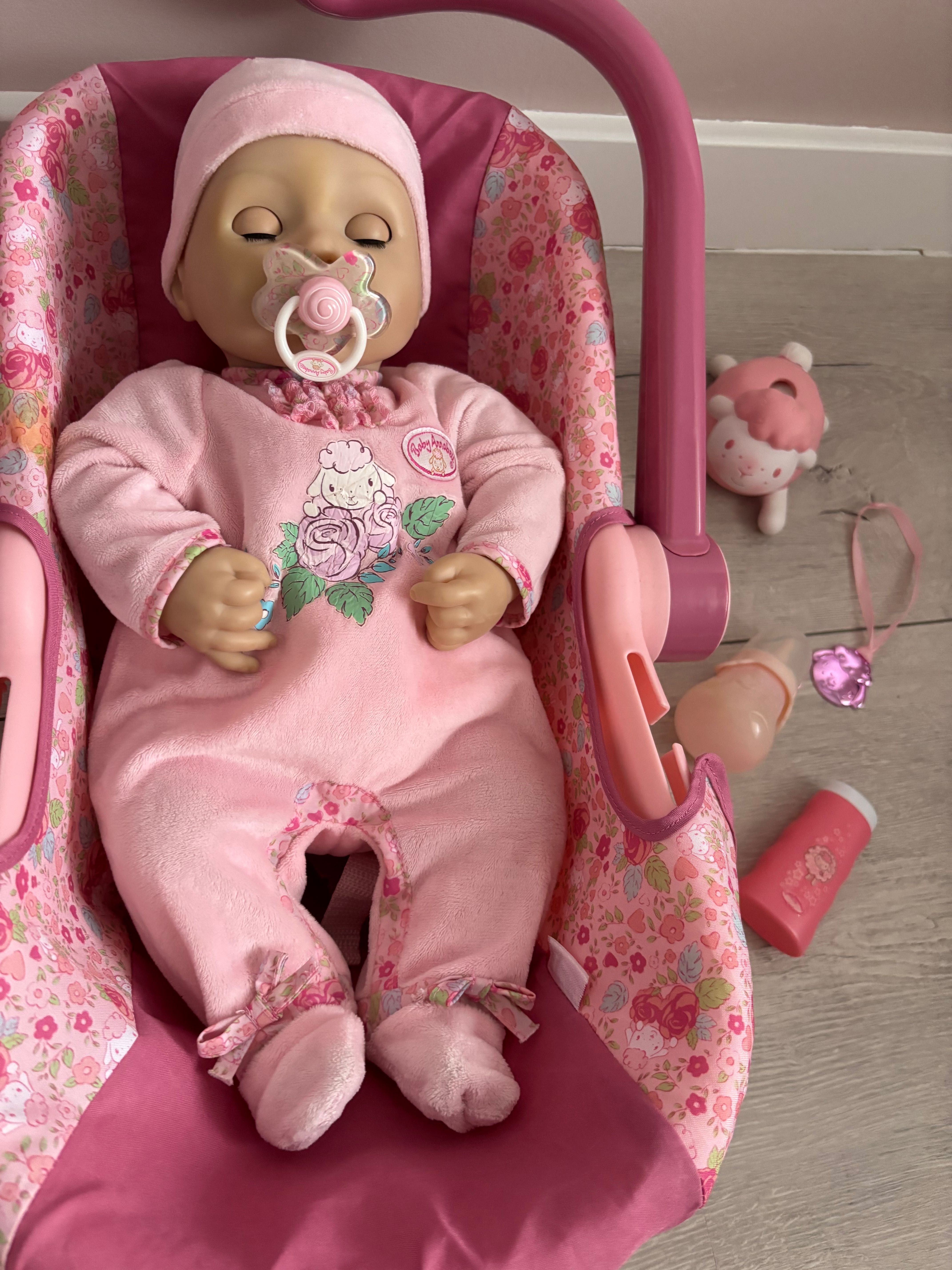 Lalka interaktywna Baby Annabell Nosidełko nocnik