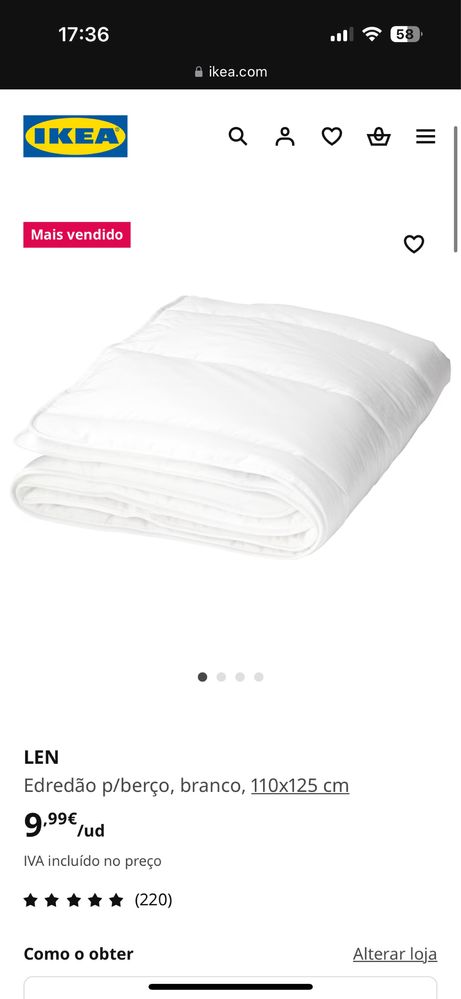 Edredão bebé cama de grades