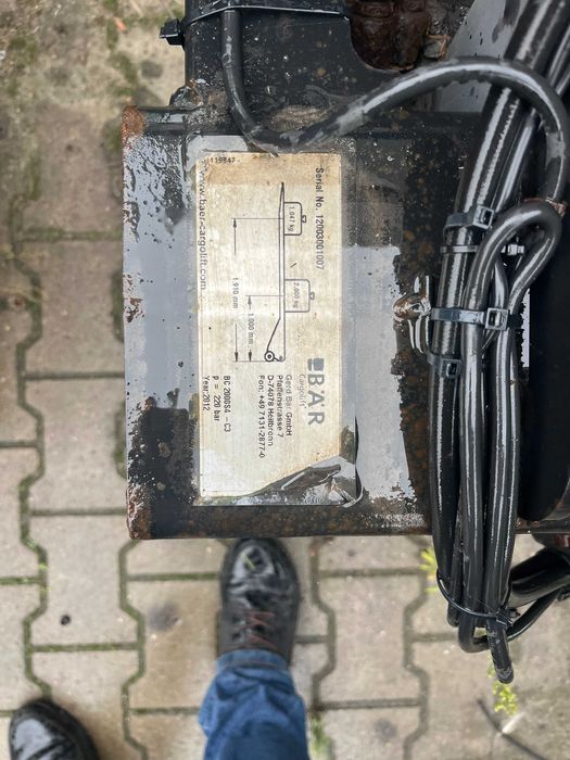 winda załadowcza marki BAR