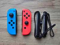 Nintendo Switch Joy Con zestaw czerwono niebieskie, analogi Halla